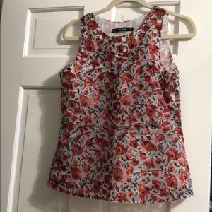 dressy shirt with roses